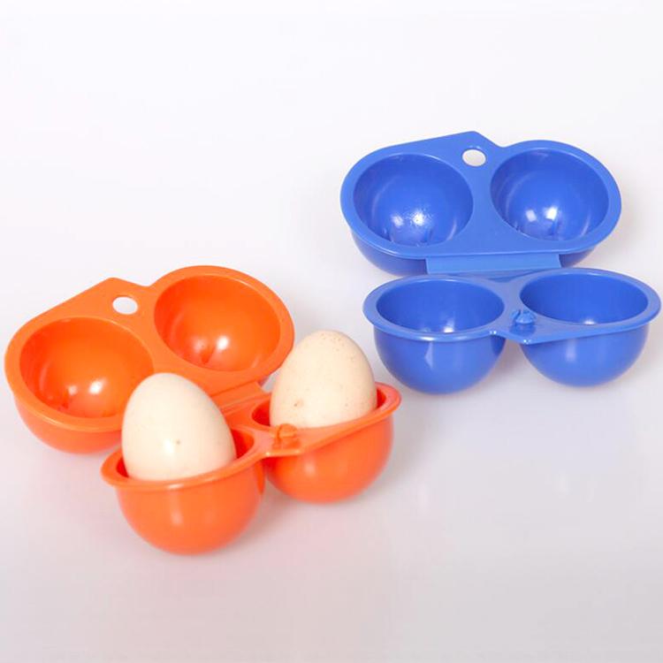 エッグプロテクター エッグキャリアー 2個セット オレンジ 卵ケース