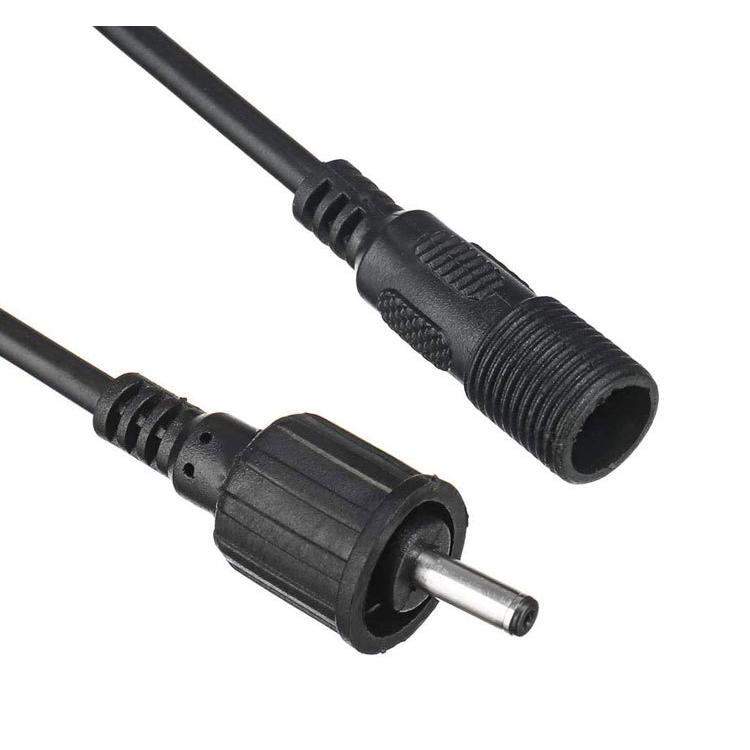 DC延長コネクタ 防水仕様 電源延長ケーブル 3メートル 外径3.4mm 内径
