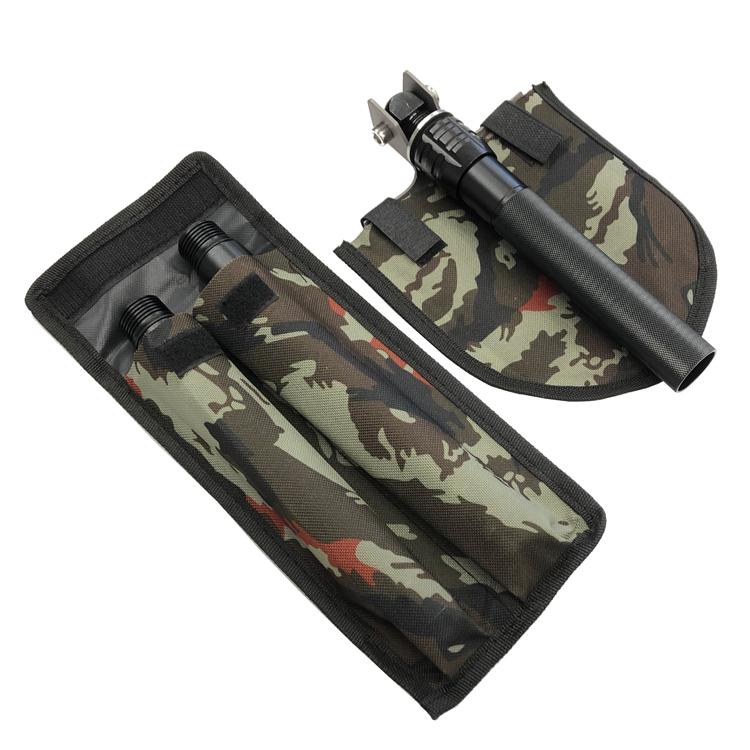 多機能シャベル 組立式 折畳スコップ 組立長さ76cm 鍬/斧/鋸/ナイフ