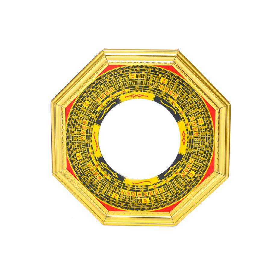 風水八卦鏡 八卦羅盤 凸面鏡 壁掛け 金具付き 玄関置物 風水グッズ