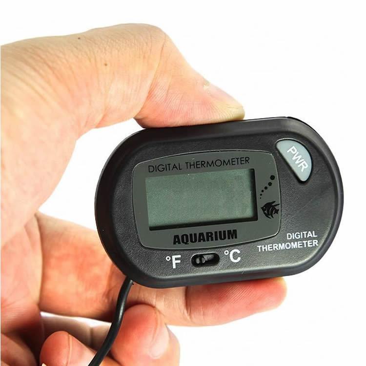 デジタル水温計 吸盤付き ガラス面 貼付 便利 -50℃〜70℃ 水温管理 水槽