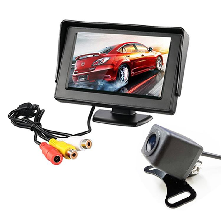 AHDバックカメラ+AHDオンダッシュモニターセット AHD信号 CVBS信号両