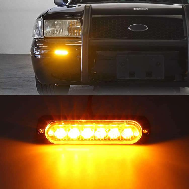 市場 Nlpearlスリム12v ストロボ 24 車 ライト モト 警察 トラック サイドマー 24v Led