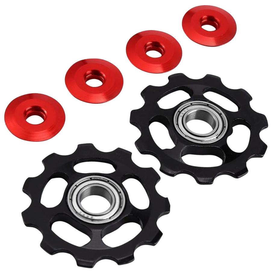 軽量アルミディレイラープーリー 2個セット 11T ジョッキーホイール