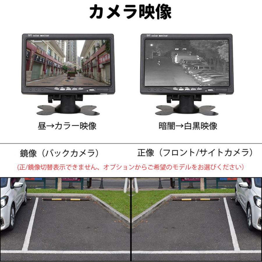 車載カメラ 4PIN同軸カメラ バック/フロントカメラ 屋根付き 防水