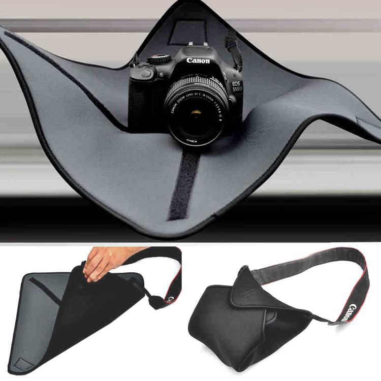 カメララップ カメラバッグ カメラクッション 持ち歩き コンパクト