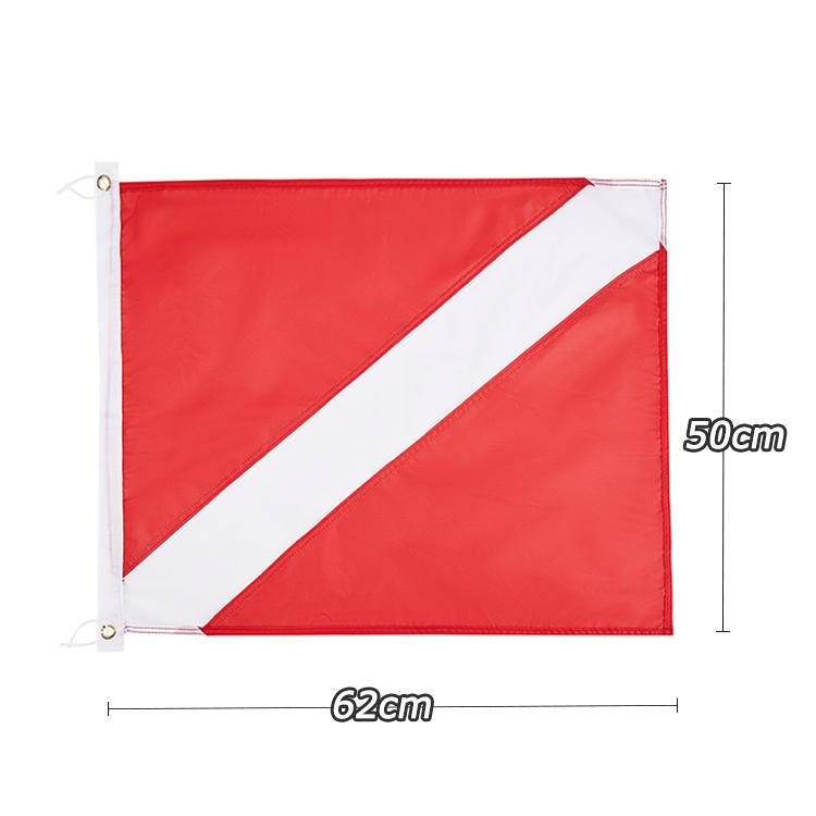 ボートフラッグ ダイビングフラッグ スキューバダイバー旗 信号旗