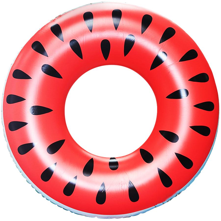 スイカ浮き輪 ビッグサイズ 120# 特大 大人用 カラフルうきわ リング型