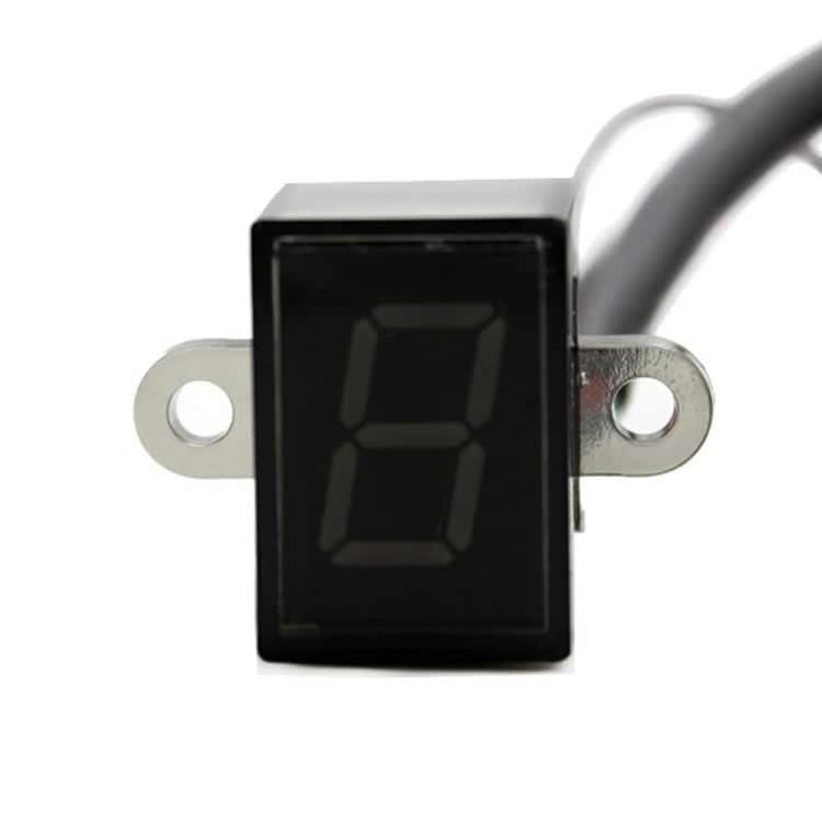 バイク用ギアインジケーター 6速用 汎用 LEDディスプレイ 防水