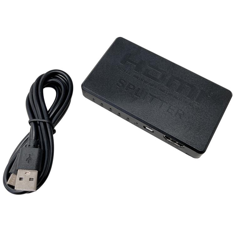 HDMIスプリッター 4K対応 1入力4出力 HDMI分配器 SPLITTER 4画面同時