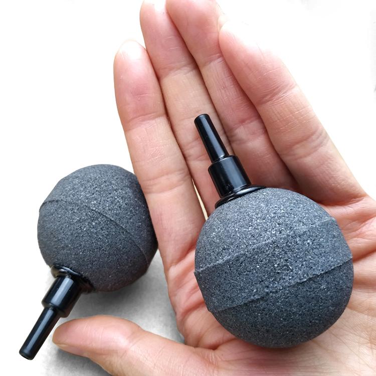 丸形エアストーン 細かい泡 直径5cm 大型球 水槽 釣り メダカ 金魚