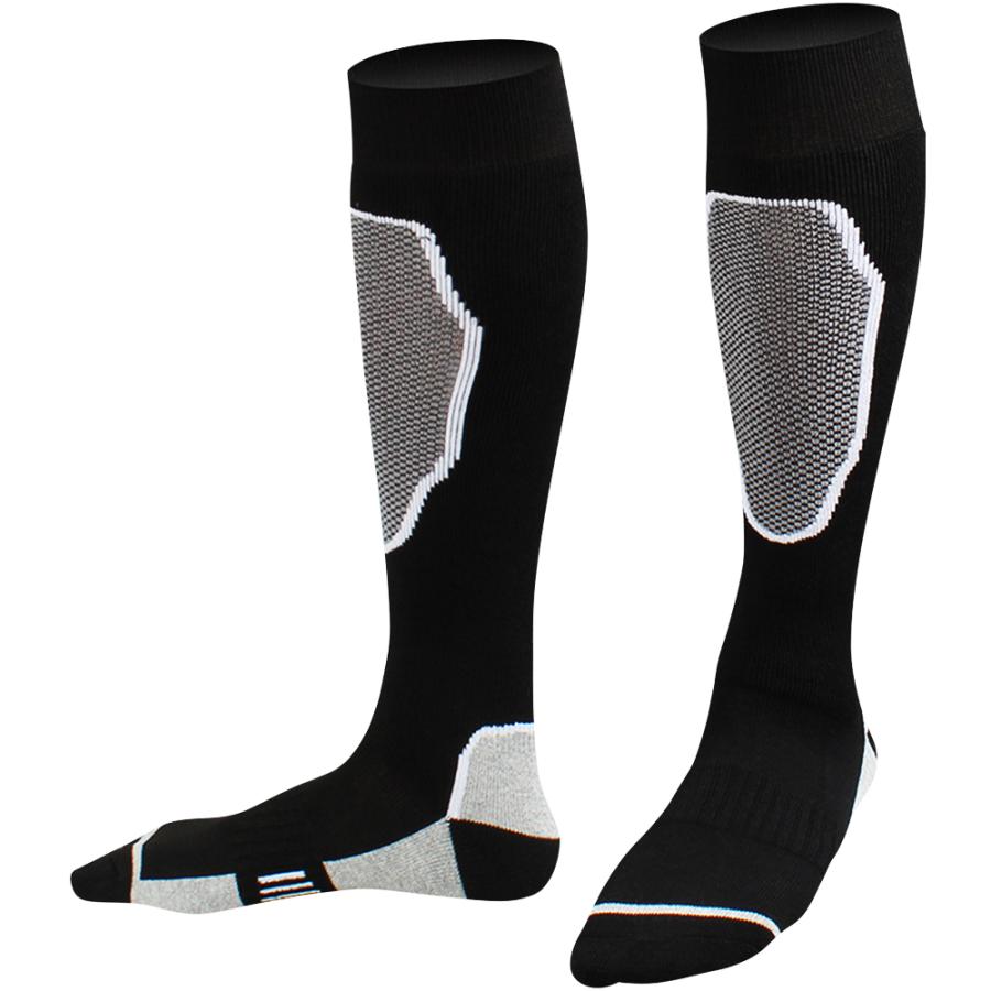 スキーソックス スノボ靴下 2足セット 黒/白/青 男女 子供 アウトドアソックス あったか靴下 厚手 吸汗 高通気 衝撃吸収 ハイソックス 防寒 保温 登山 SS144NS2 |  | 05