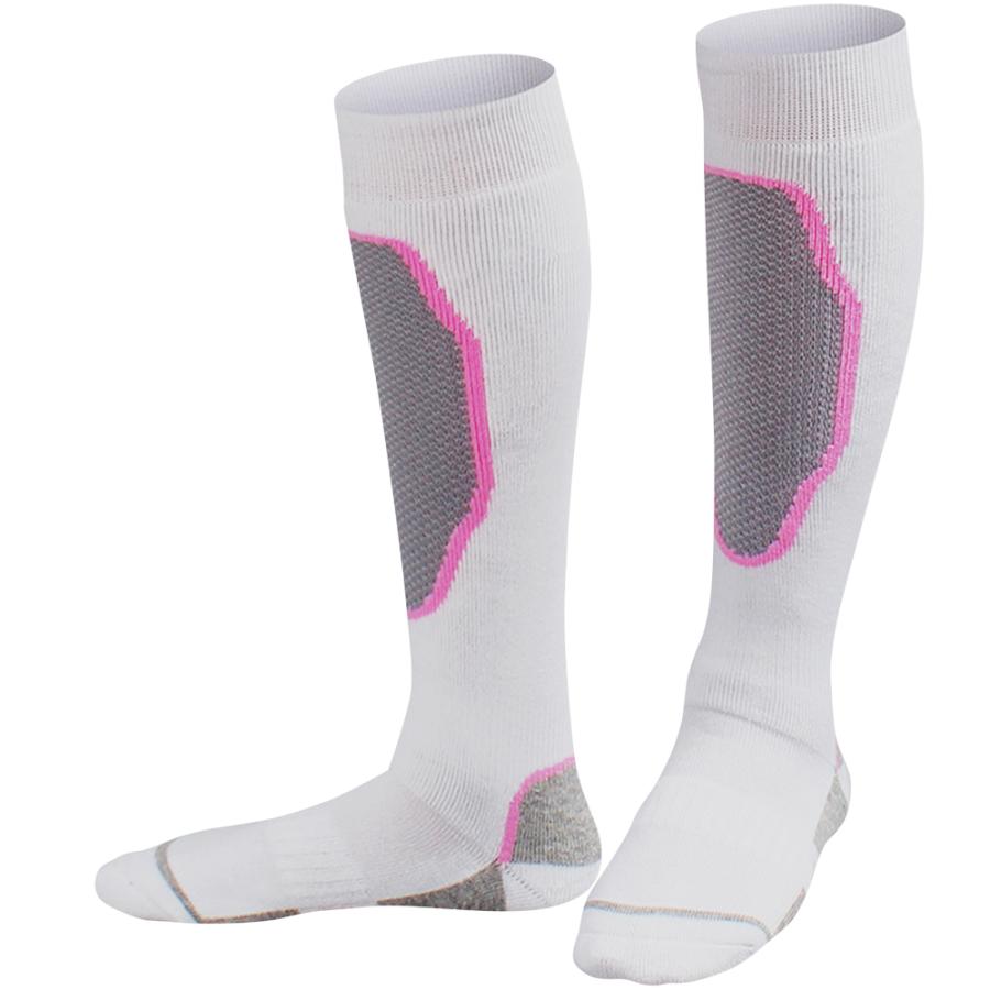 スキーソックス スノボ靴下 2足セット 黒/白/青 男女 子供 アウトドアソックス あったか靴下 厚手 吸汗 高通気 衝撃吸収 ハイソックス 防寒 保温 登山 SS144NS2 |  | 07