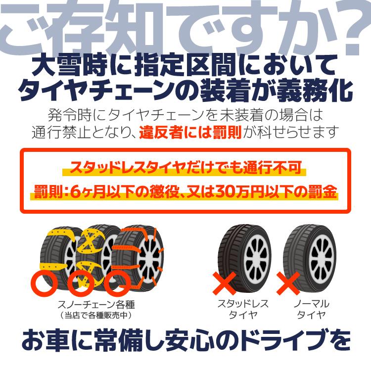 簡易タイヤチェーン 20本 ジャッキ不要 かんたん装着 脱着便利 非金属 丈夫 雪道 泥道 スリップ防止 凍結対策 対応タイヤ幅145mm-295mm 雪道対策 FHLA20S |  | 01