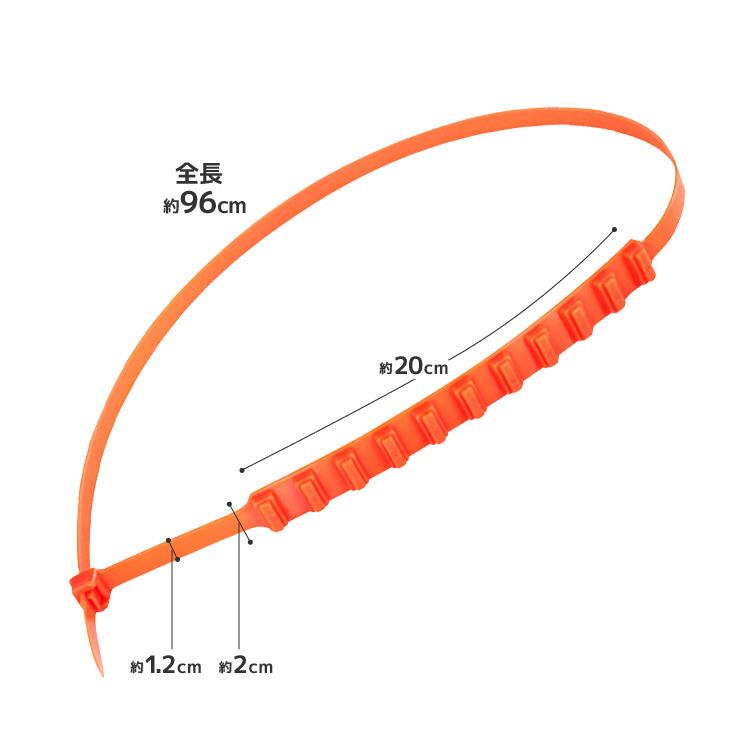 簡易タイヤチェーン 20本 ジャッキ不要 かんたん装着 脱着便利 非金属 丈夫 雪道 泥道 スリップ防止 凍結対策 対応タイヤ幅145mm-295mm 雪道対策 FHLA20S |  | 09