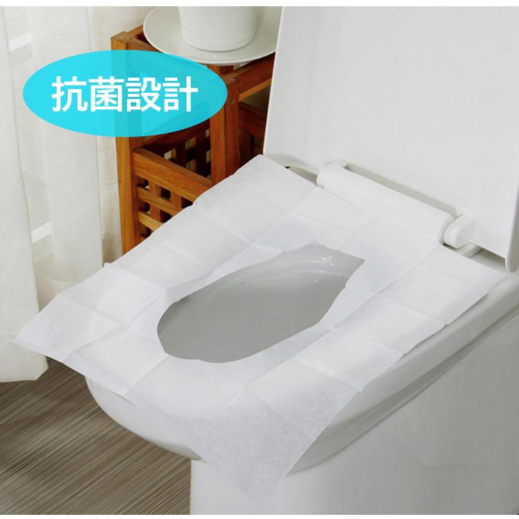 使い捨て便座シート50枚 水溶性 流せる 使い捨てトイレシート 抗菌 補助便座シート 汎用 公衆トイレ 職場 飛行機 ホテル 子供 高齢者 衛生管理 DTSC50S |  | 03