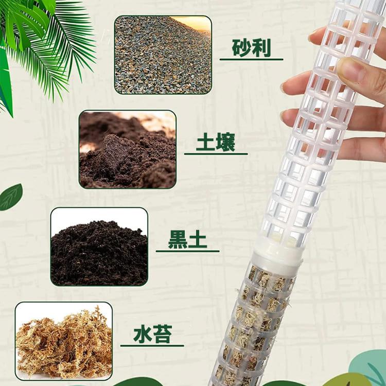 モスポール 支柱 2本セット 連結可能 観葉植物 モンステラ つる植物 着