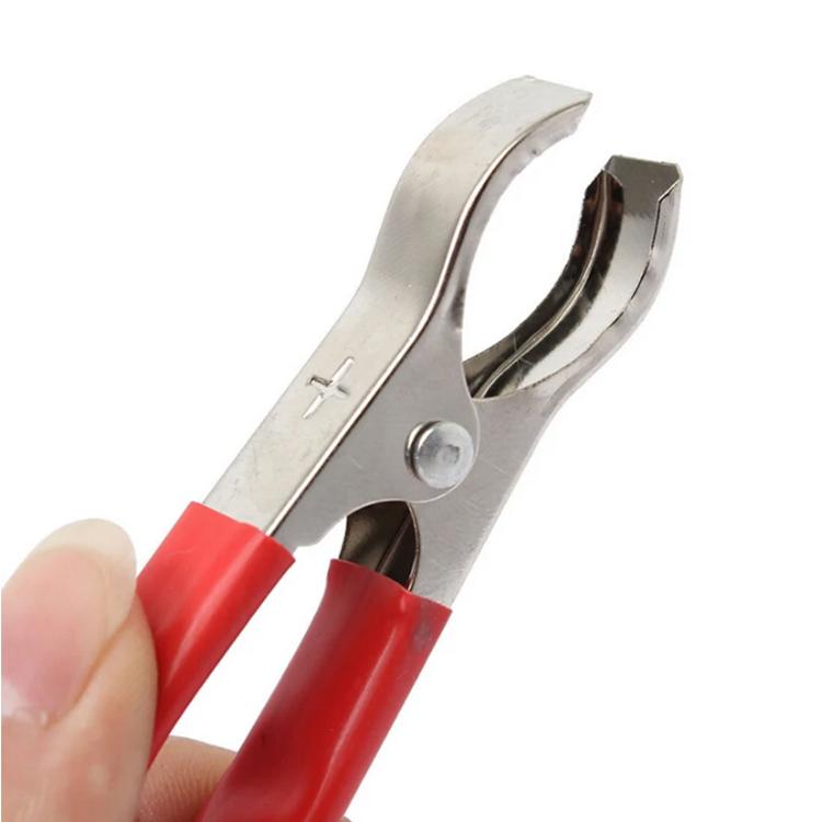 ワニ口クリップ 2個セット 30A バッテリークリップ 赤黒1組 電圧テスター 電源クリップ ワニクランプ ニッケルメッキ 電気テスト カーバッテリーテスター EYJ30A |  | 02