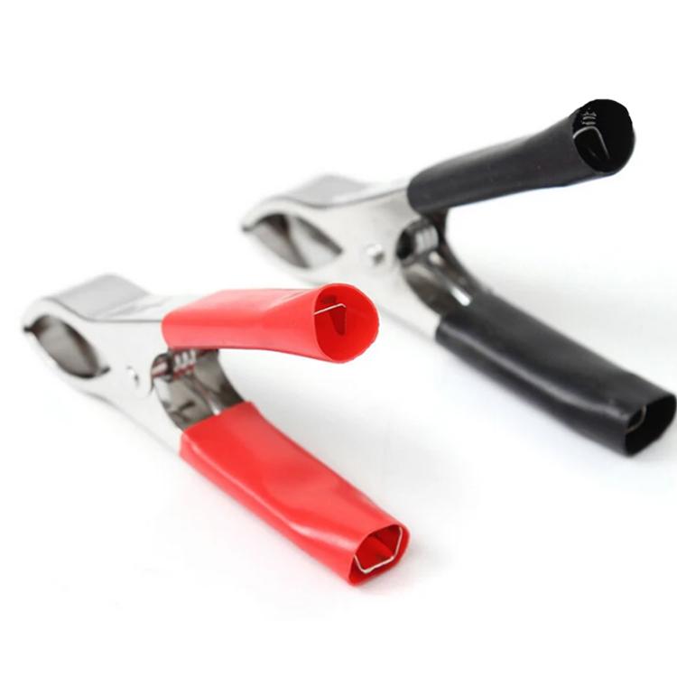 ワニ口クリップ 2個セット 30A バッテリークリップ 赤黒1組 電圧