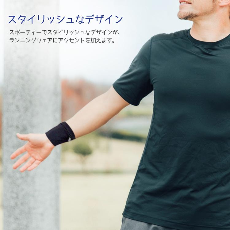 ランニングリストポーチ アームバンド 手首ポーチ ジッパー付 快適