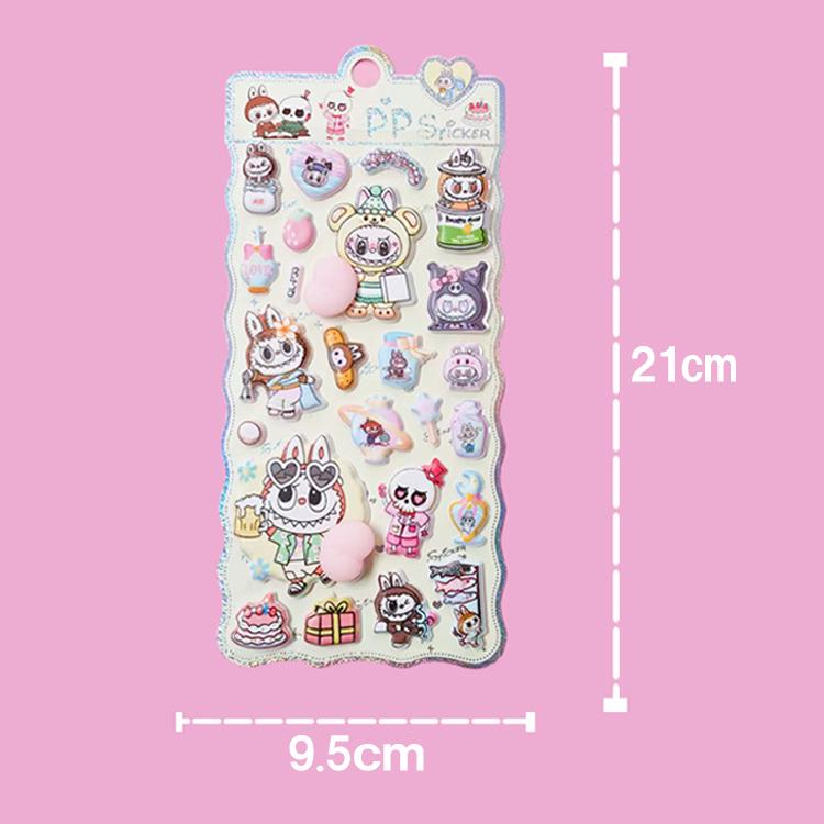 【ご相談用】LABUBU ラブブ おしりぷにぷにシール／グッズ確認ページ LABUBU風おしりシール ランダム1枚 ラブブ風シール おしりぷにぷに