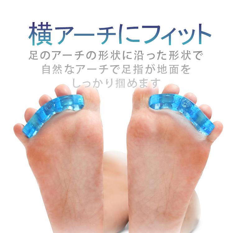 足指セパレーター ブルー 2個 ネイル 外反母趾 足指パッド フットケア 3穴足指セパレーター 柔らかい 簡単着脱 水洗い可 足指を広げる 足指