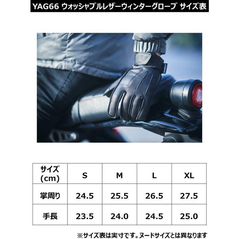 交通障害 ヤマハ発動機(Yamaha) ライディンググローブ YAMAHA MOTOR ORIGINAL YAG66 ウォッシャブルレザーウインターグ