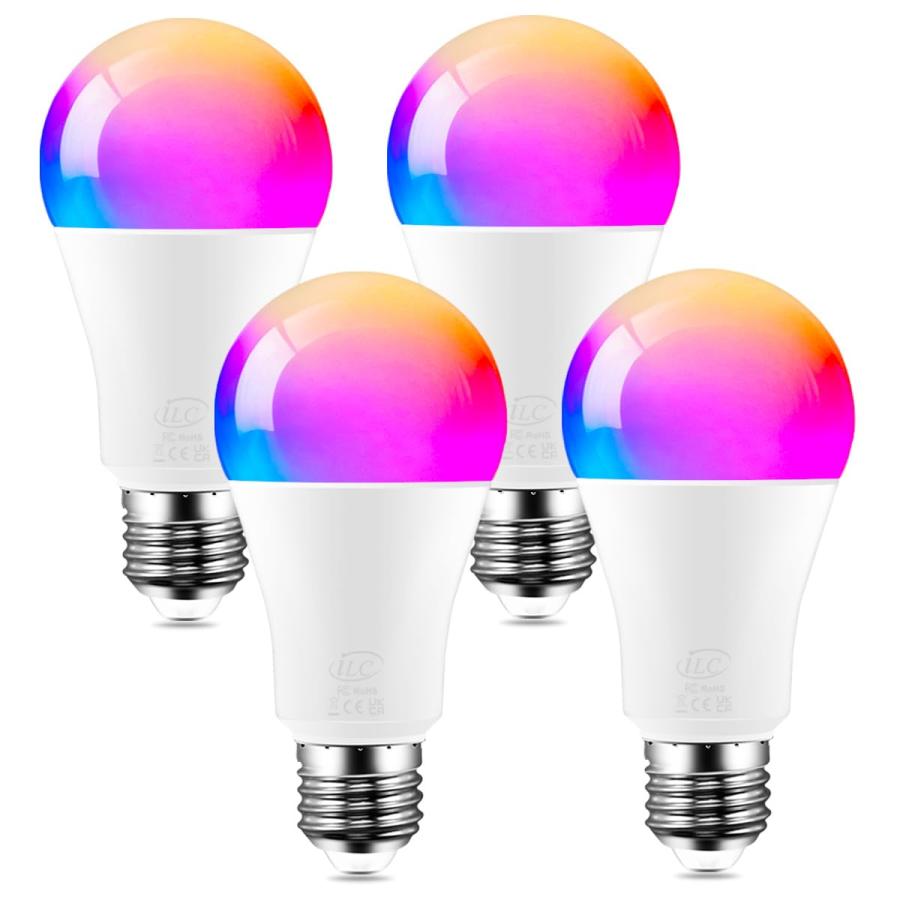 HEKEE LEDスマート電球 E26口金 RGB 100W形相当(12W) 1250LM