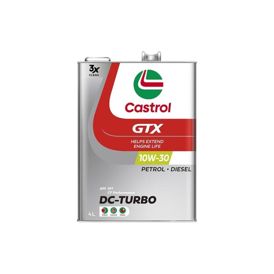Castrol(カストロール) エンジンオイル GTX DC-TURBO 10W-30 API SM/CF