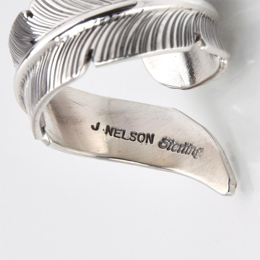 Indian Jewelry FUNNY公式ストア ナバホ族 John Nelson フェザー