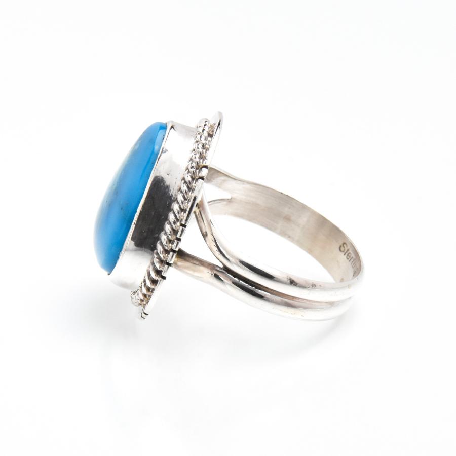 Indian Jewelry FUNNY公式ストア ナバホ族 ターコイズ リング [13.5号 