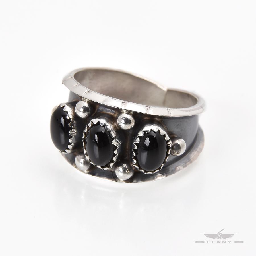 Indian Jewelry FUNNY公式ストア ナバホ族 Rose Castillo オニキス