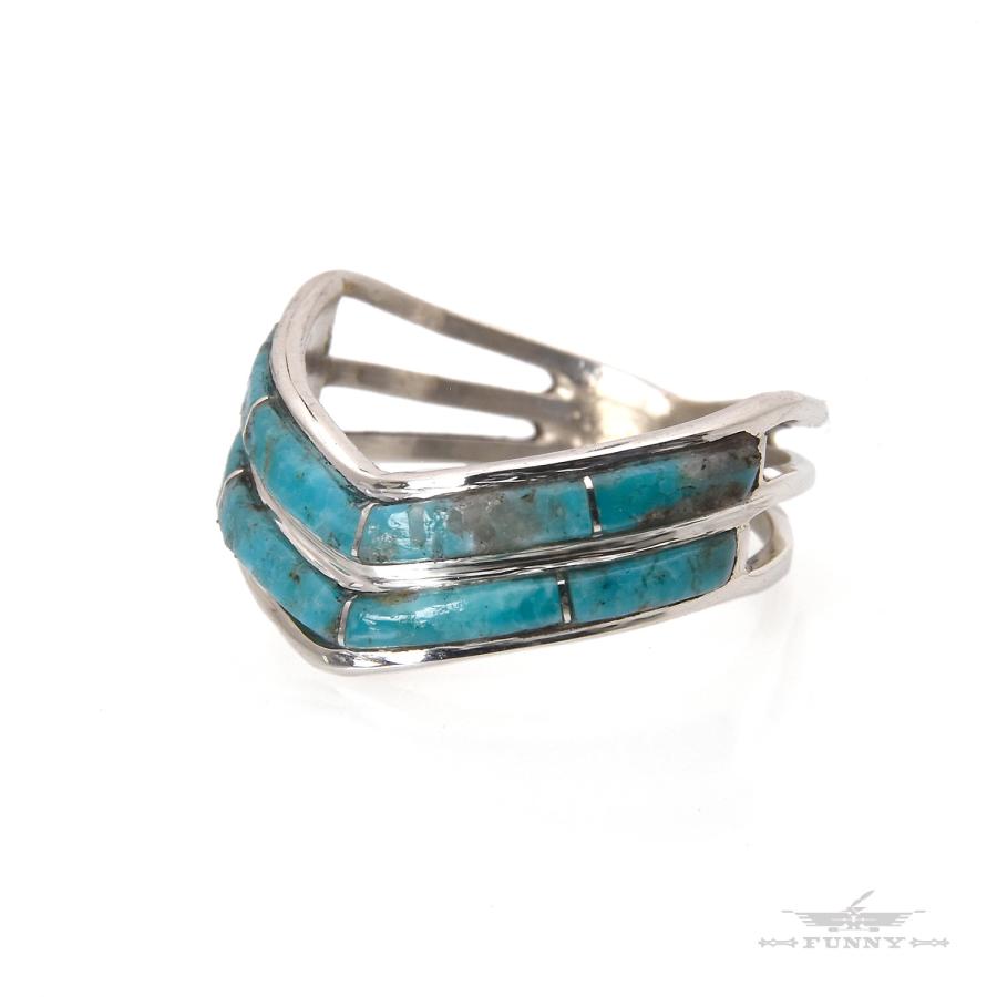 Indian Jewelry FUNNY公式ストア ナバホ族 Jamie Johnson ターコイズ