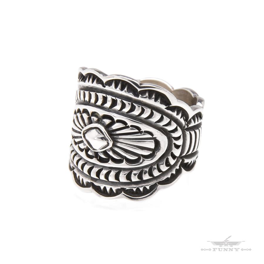 Indian Jewelry FUNNY公式ストア ナバホ族 Orville White スタンプ