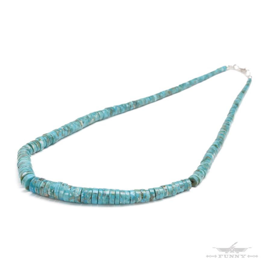 ナバホ族　ネックレス　ターコイズ　ビーズ Indian Jewelry FUNNY公式ストア ナバホ族 ターコイズ ビーズ