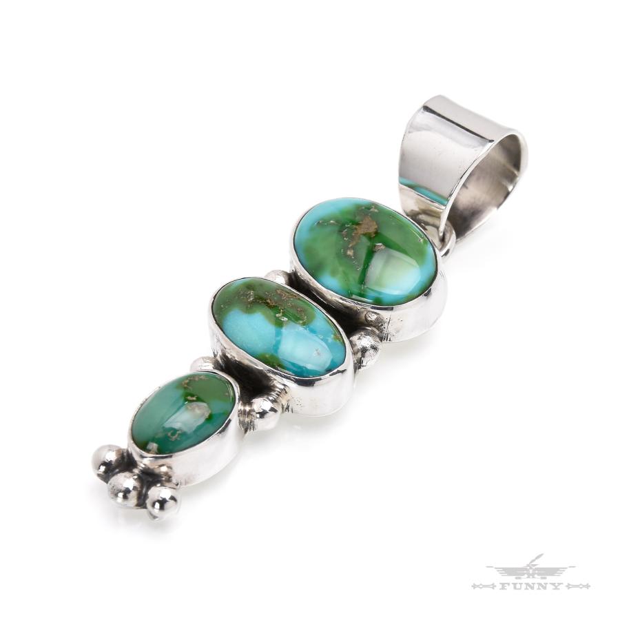[10/13まで限定価格]ナバホ スターリングシルバー インディアンジュエリー Indian Jewelry FUNNY公式ストア ナバホ族 ソノランゴールドターコイズ