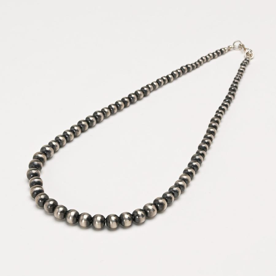 Indian Jewelry FUNNY公式ストア ナバホ族 シルバービーズネックレス