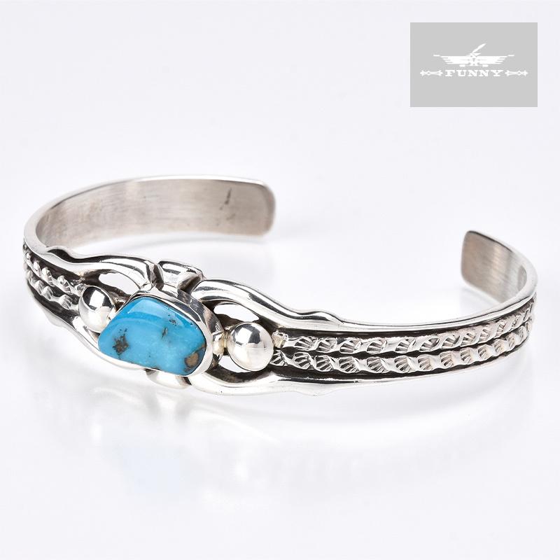 FUNNY公式ストア ナバホ族 ウィルソン・ビゲイ ターコイズ付き