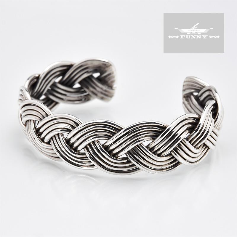 シルバーバングル　ナバホ族　Henry Mariano ナバホ族 インディアンジュエリー HENRY MARIANO シルバー バングル