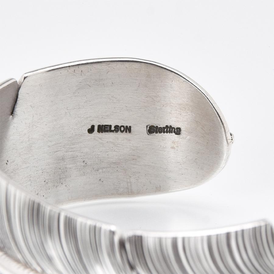 Indian Jewelry FUNNY公式ストア ナバホ族 John Nelson フェザー