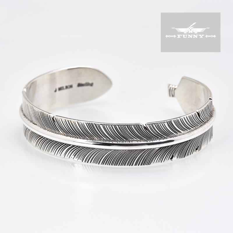 Indian Jewelry FUNNY公式ストア ナバホ族 John Nelson フェザー