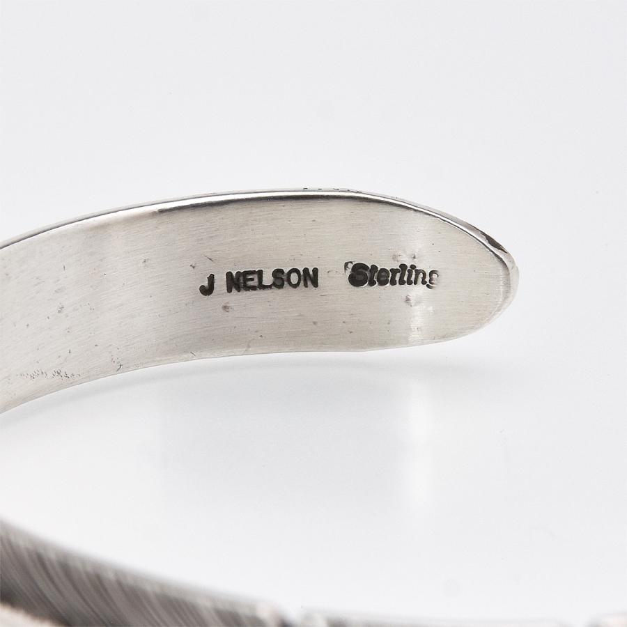 Indian Jewelry FUNNY公式ストア ナバホ族 John Nelson フェザー