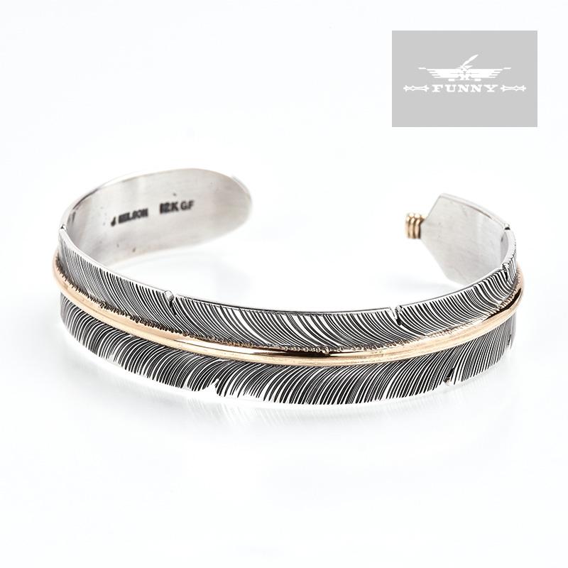 Indian Jewelry FUNNY公式ストア ナバホ族 John Nelson フェザー