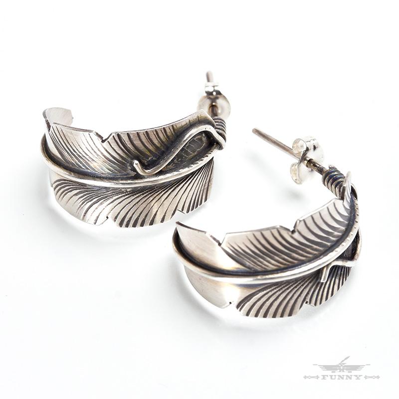 Indian Jewelry FUNNY公式ストア ナバホ族 Chris Charpey フェザー