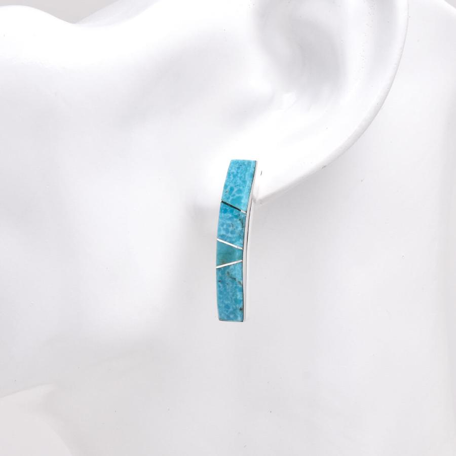 ヴィンテージ　ナバホ　ターコイズ　ピアス 【J813】 在庫限り】ピアス ターコイズブルー シルバー エスニック