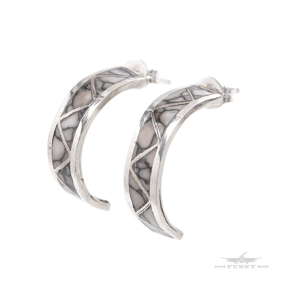 Indian Jewelry FUNNY公式ストア ナバホ族 Roger Morgan ハーフフープ 