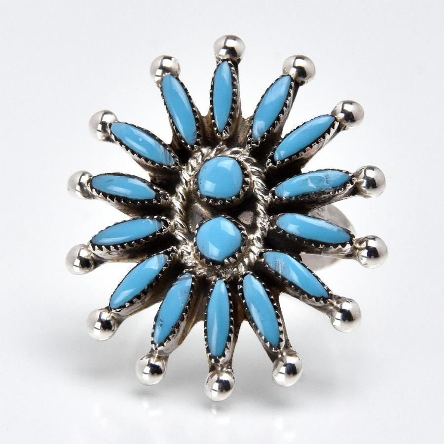 Indian Jewelry FUNNY公式ストア ズニ族 ターコイズ ニードル Indian Jewelry FUNNY公式ストア ズニ族 ターコイズ ニードル
