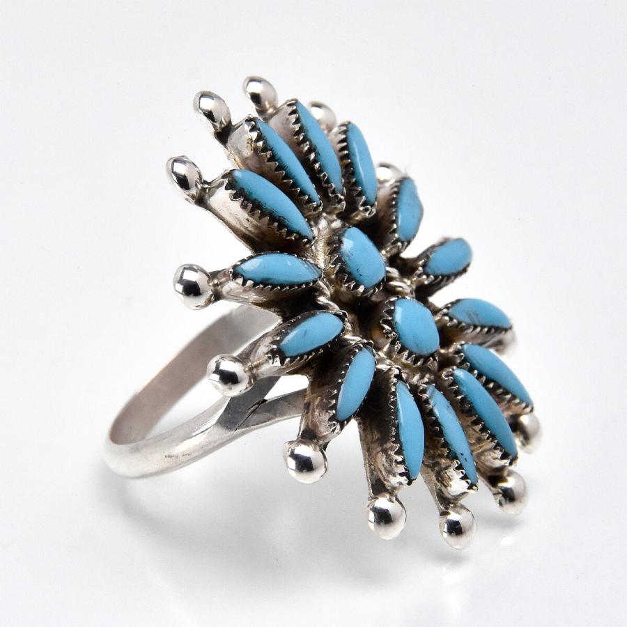 Indian Jewelry FUNNY公式ストア ズニ族 ターコイズ ニードル Indian Jewelry FUNNY公式ストア ズニ族 ターコイズ ニードル