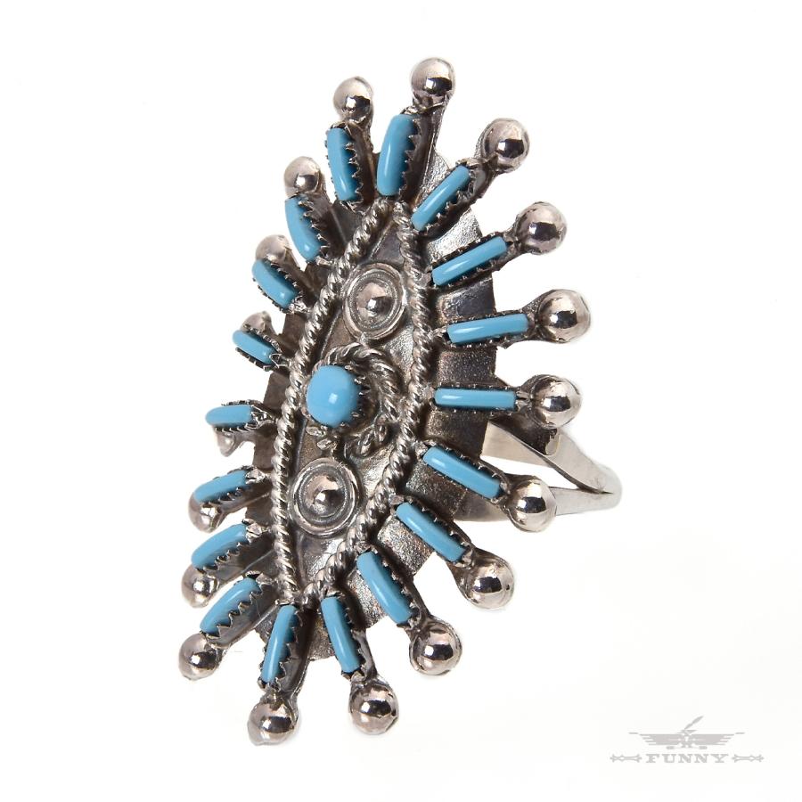 Indian Jewelry FUNNY公式ストア ズニ族 Philander Gia ターコイズ