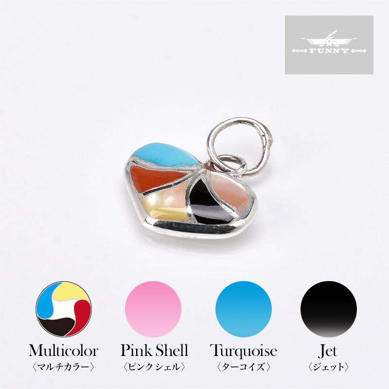 FUNNY公式ストア ズニ族 ハート インレイ ペンダント インディアン